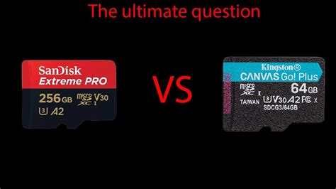 sandisk vs kingston memory card